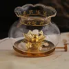 Candle Holders 1PC Windproof Smokeless Oil Lamp Hall Auspicious Butter Adornment)