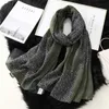 2019 Cotton Plaid Scarf Kvinnor Sjalar och Wraps Lady Travel Pashmina Högkvalitativa halsdukar Vinterhals Wram Bandana Hijab