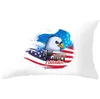 The latest 30X50CM pillow case, American Independence Day white pattern style selection, textured household items, support customized logo