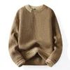 メンズセーター秋冬ブランド厚いセーター男性高品質古典的なプルオーバー服ソフトウォームプルホム2022ニットジャンパー