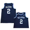 Nikivip Custom Villanova Wildcats Collin Gillespie #2 Jersey de basquete universitário Homem todos costurados