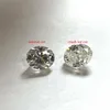 Ice Crushed Cut Loose Gemstone White D VVS GRA Oval Shape 5x7mm 1 Carat Moissanite Diamond for Wedding Ring Making H1015