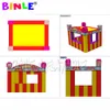 Oxford 3meters inflatable carnival treat shop with foldable curtain concession stand fast food cabin booth ticket stall261W