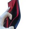 Portafoglio corto maschile elegante armadio rosso elegante slot per slot cartoncine