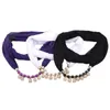 펜던트 목걸이 3 색 디자인 여성용 스카프 목걸이 무슬림 태양 보호의 패션 진주 보석 포장 된 쉬폰 선물