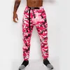 Pink Hip Hop Pants Men Camo Cargo Pants Streetwear Mens Jogger Camouflage Trousers pantalones cargo para hombres vetements X0615