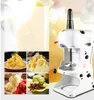 Ice Shaver Mjölk Teaffärsutrustning Kommersiell Automatisk Rakad Is Crusher Snow Cone Maker Ice Cream Making Machine 350W