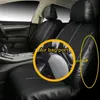 Автомобильные сиденья охватывает универсальные полноценные черные искусственные искусственные кожаные подушки для накладки для внутренних аксессуаров Auto Fron U3D5