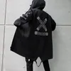Trench da uomo 2022Cappotto da uomo Fashion stampato Streetwear Giacca a vento con cappuccio Capispalla slim fit