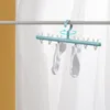 Askı rafları 1 adet çorap raf klipsleri kıyafetler kurutucu rüzgar geçirmez sütyen iç çamaşırı pimleri ayarlanabilir askı househole depolama araçları