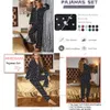 Damski Piżama Zestaw Miękkie Piżamy Plus Rozmiar Ubrania Homewear Spring Sleepwear 2 sztuka Koszula Sleeping Home Nosić 210830