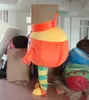 Festival Dres Turuncu Maskot Kostümleri Karnaval Hallowen Hediyeler Unisex Yetişkinler Fantezi Parti Oyunları Kıyafet Tatil Kutlaması Karikatür Karakter Kıyafetler