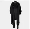 Heren Trench Coats 2021 Fashion Original Long Cardigan Wind Breaker Mantel losse linnen gewaad persoonlijkheid knappe capuchon
