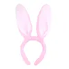 Schattig pluizig konijn oren hoofdband voor vrouwen Halloween Pasen anime cosplay haarband hoofddeksels vrouwelijke konijntje haaraccessoires 2021