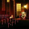 Christmas Decorations Candy Cane Pathway Lights Christmas Year Holiday Outdoor Garden Home Light Navidad 2021341G