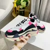 Rétro Femmes Hommes Sneaker Chaussures Casual Baskets En Maille Pour Vieux Papa Chaussure Triple S Party Chaussures À La Mode Quotidienne Plate-Forme Baskets Femme homme Entraîneur vbtrhshn