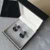 With Box Luxury Cuff Links Classic Classic French Shirt Cufflinks Whole 4 Colors Black white background6503254
