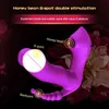 NXY Sex Vibrators 3 em 1 sucção Vibrador Clitóris Clitóris Sucker Anal Garras Vagina Estimulador Wearable Eróis Eróis Dildo para Mulheres Brinquedos 1217