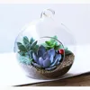 Vasen Klarer Blumenpflanzenständer Hängende Vase Terrariumbehälter Glas Hydroponic Home Office Hochzeitsdekor258o