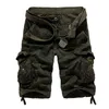 Men's Camouflage Loose Cargo Shorts New Men Cool Fashion Summer Military Camo Short Pants Breathable Homme Cargo Shorts DA024 H1210