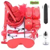 NXY SM Bondage BDSM Leksaker Gear Pension Vuxen Sex Rope Anal Plug Vibrators Spel för Par Exotiska Tillbehör 1216