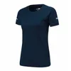 2019 Donna Yoga Top Camicie Quick Dry Elastico Slim Fit T-shirt sportiva Solid Outdoor Gym Fitness Running T-shirt Camicette Jersey