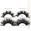 25MM 3D Mink Lashes Explosion Style Curl Volume Fluffy False Eyelashes Handmade Thick Soft Lash Faux Eyelash