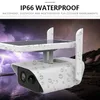 Wireless IP Camera with Solar Panel WiFi Outdoor Waterproof Camera Rechargeable Power 1080P Night Vision PIR Cloud Security Cam555j