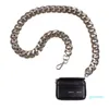 女性2021 Kara Thick Metal Thick Chain Bag Black Bike Wallet Shourdell Bags Mini Small Chest Bag