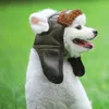 犬のアパレルの冬の暖かいペット犬の帽子の子犬快適なハンサムな港の帽子秋のカシミヤ