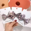 2021 Forcina floreale in tessuto per bambini piccoli e freschi della Nuova Corea per accessori per capelli con clip a becco d'anatra moda principessa dolce ragazza