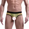 Unterhose männliche Unterwäsche G-Saiten transparent atmungsaktive Männer erotische Briefs Tanga sexy Höschen schwul