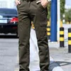 Männer Winter verdicken Fleece Armee Cargo Taktische Hosen Overall Militär Baumwolle Beiläufige lose Multi-Taschenhose Warme 29-44 210715