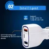 3 Poorten Autoladers 7A 35W USB Snel Opladen Type C Snel Opladen Auto Power Adapter Voor iPhone android Smart Telefoon Tablet