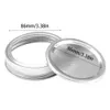 Ny drinkware lock 70mm / 86mm Vanliga munband Split-typ läckagesäker för Mason burk Canning Locks täcker med tätningsringar DHL WY32