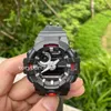 2021 modèle étanche hommes montre-bracelet Sport double affichage GMT numérique LED reloj hombre armée militaire montre relogio mascul242G