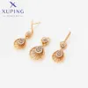 Biżuteria Xuping New Arrival Gold Color Charm Biżuteria Zestaw Kobiety Dziewczyna Party Prezent A00304049 H1022