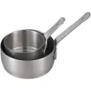 Dishes & Plates 50ML/100ML Stainless Steel Sauce Mini Pot With Fried Chicken Square Plate Snack