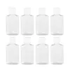 Garrafas de armazenamento Jars 8pcs Hexagonal Clamshell Toner Subpackage Container 60ml