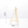 8x15cm trä mini stativ easel mini bröllop dekoration målning liten hållare menybräda accessoriy stand displayhållare zzb8923