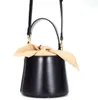 Damenmode-Umhängetaschen Mini-Eimer-Umhängetasche mit Schleife, personalisierte Freizeittaschen, verstellbarer Einzelgürtel, Direktverkauf ab Werk