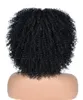 아프리카 kinky 곱슬 합성 가발 시뮬레이션 인간의 머리카락 흑인 여성을위한 부드러운 가발 rxg9212