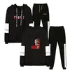 Men's Tracksuits Men 2022 Sports Sports Sportswear Salvador Dali Impressão de 2 peças Conjunto de jogging de jogging para homens