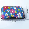 Korthållare Fashion ID Holder Portable Storage Practical Business Travel Multi Slots Aluminium Gift Printed Bag