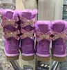 New Australia snowboots Middle tube mode warme dames katoenen schoenen Bowknot boor sneeuwschoen maat 8811