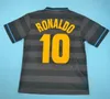 # 10 Ronaldo 1997 1998 Retro Soccer Jersey Koszula piłkarska Black 97 98 Classic Djorkaeff Simeone Zamorano Home Away Vintage Maglia Da Calcio