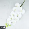 Decorative Flowers & Wreaths 1pc 9 Heads Plastic Butterfly Orchid Artificial Phalaenopsis For Wedding Party Home Decoration Garden Potted Fa