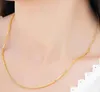 Łańcuchy AU750 Yellow Gold Necklace / 18k Perfect Foxtail Chain 2.0g 17 "L