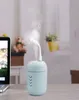 Luftbefeuchter-Reiniger-Auffrischer mit LED-Licht USB-Fan 3 in 1 Aromatherapie Diffusor Nebel für Büro Home Auto Tragbare Auto Mini Luftbefeuchter 200ml Aroma