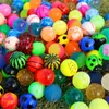 2,5 cm per bambini giocattolo palline rimbalzanti miste di gomma giocattoli da bagno esterno palloni finti giochi sportivi elastico giocherellate elastiche palline da salto elastico